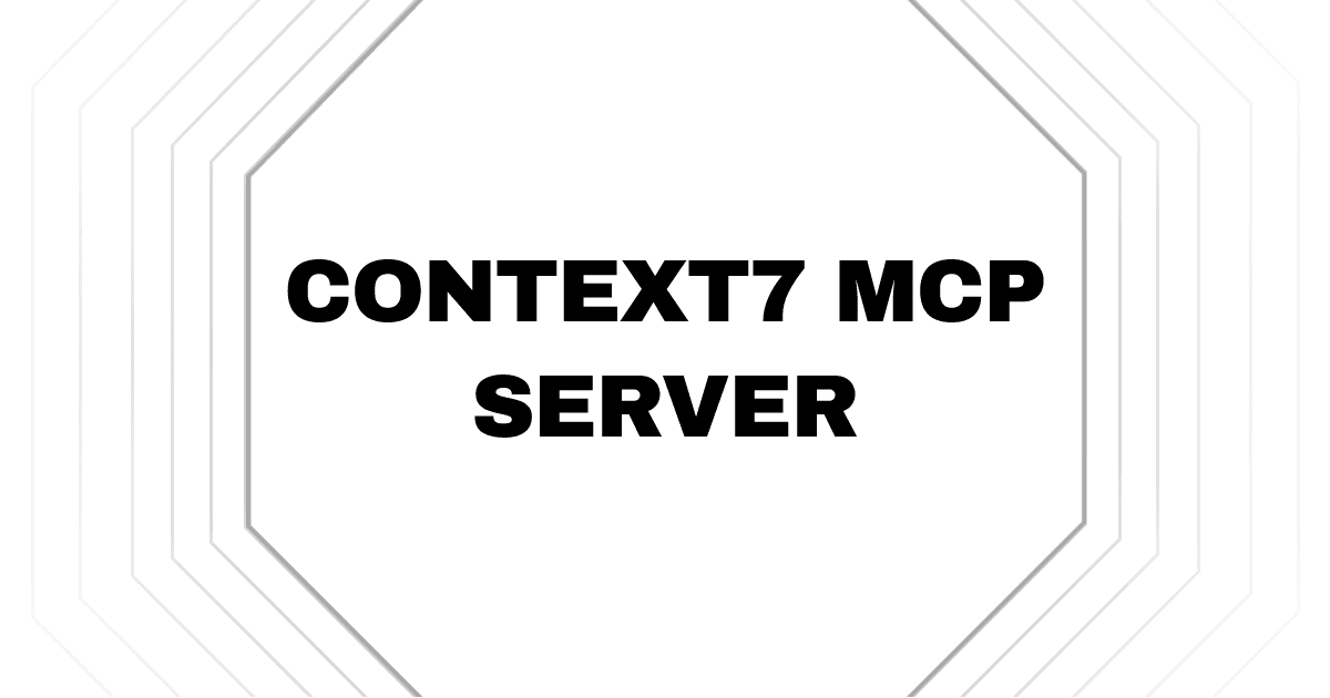 Context7 MCP Server