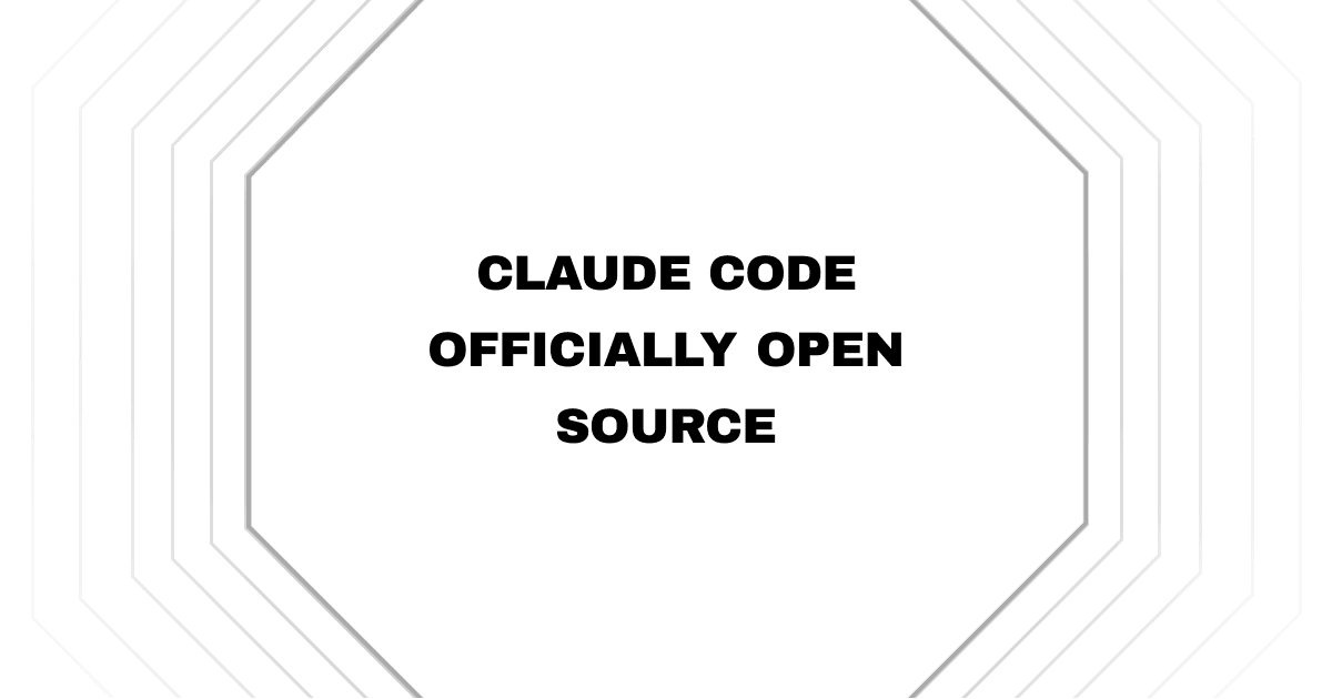 Claude Code Officially Open Source