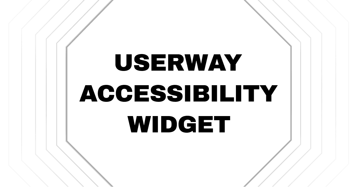 UserWay Accessibility Widget