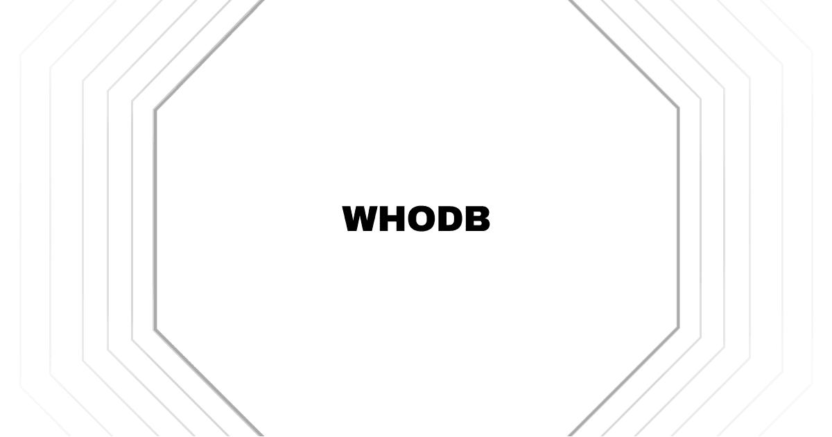 WhoDB
